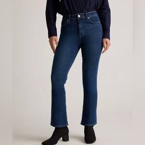 Quince Stretch High Rise Kick Flare Jeans - size 30